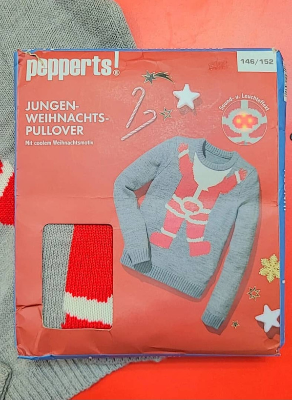 بافت کریسمس وارداتی بچگانه برند pepperts آلمان