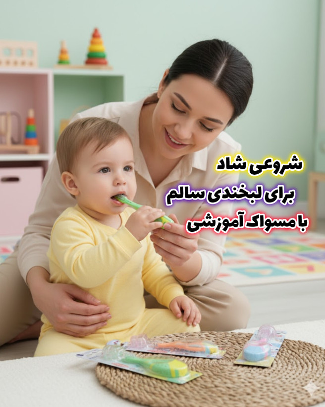 مسواک یادگیری کودک
