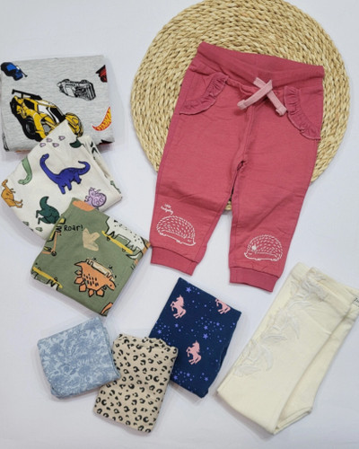 شلوار و لگ وارداتی بچگانه میکس