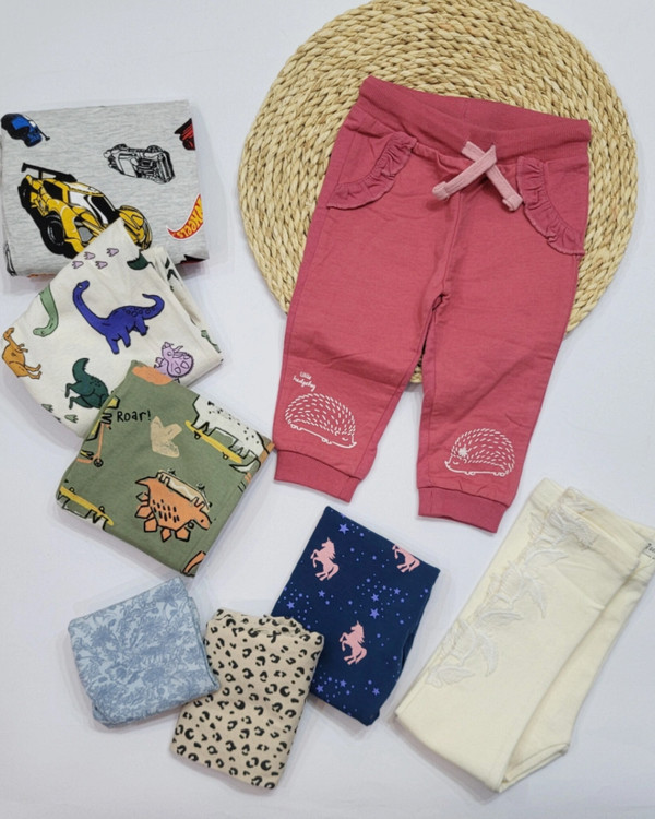 شلوار و لگ وارداتی بچگانه میکس