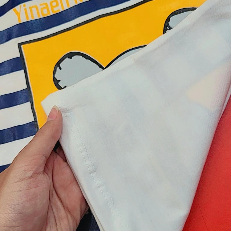 ست لباس تیشرت و شلوارک تابستونی پسرانه طرح خرس (تدی)